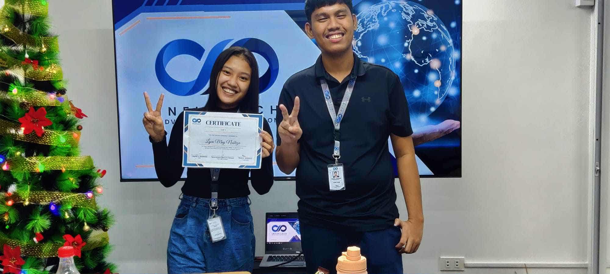 Junior Web Developer at Infinitech Advertising Corp screenshot